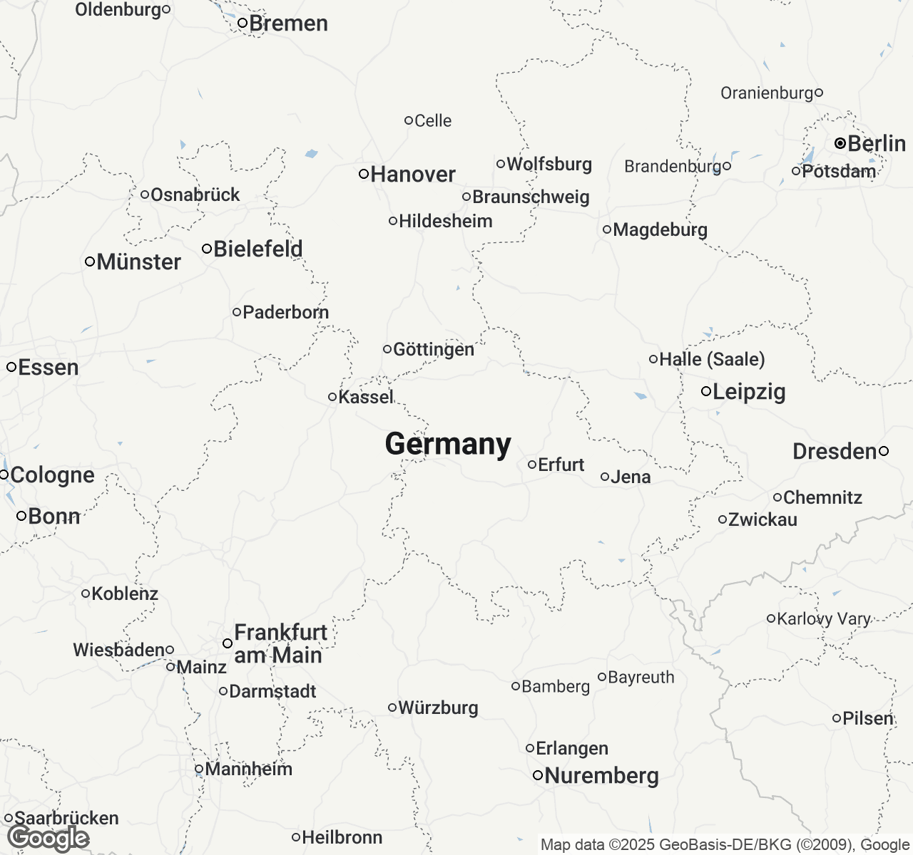 Map of Germany